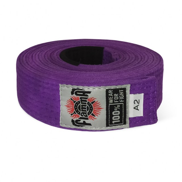 Пояс для джиу-джитсу FLAMMA ELITE фиолетовый купить оптом пояса для ...