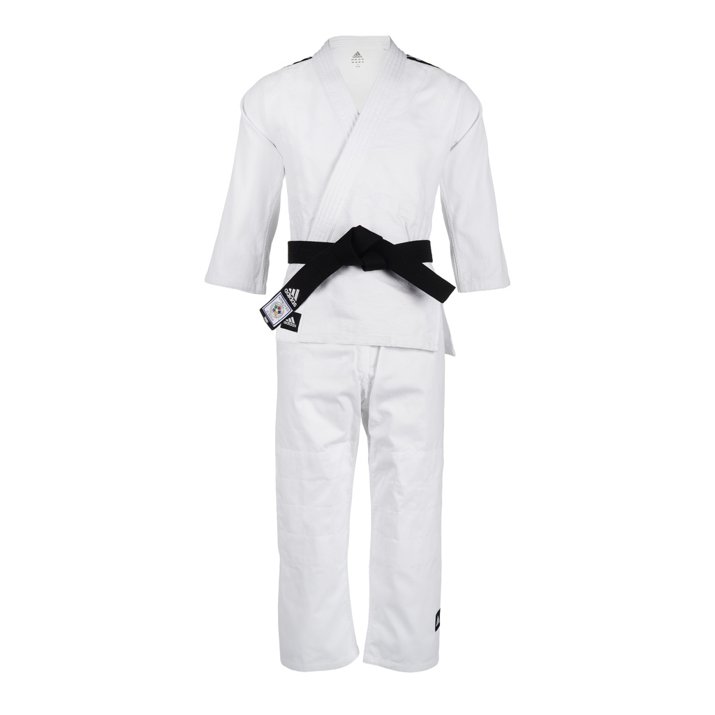 Кимоно для дзюдо ADIDAS Club J350 белое с черными полосками купить ...