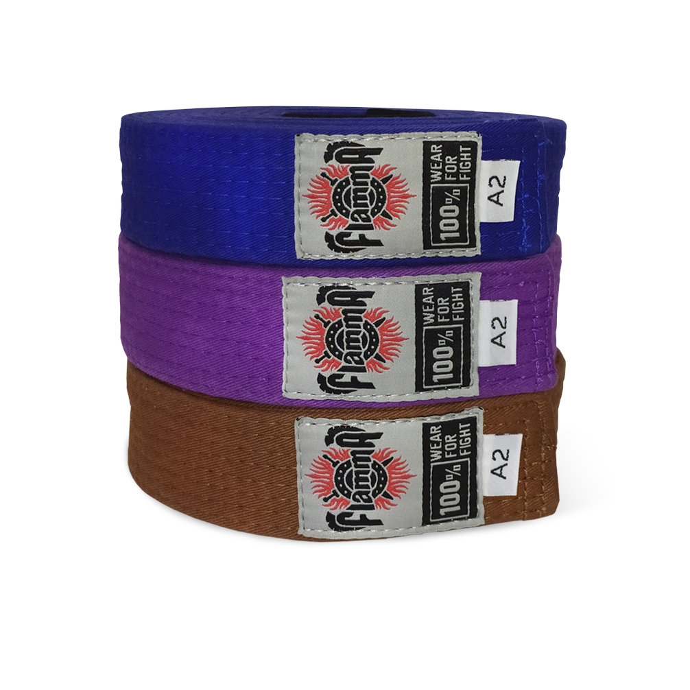 Пояс для джиу-джитсу FLAMMA ELITE синий купить оптом пояса для джиу ...